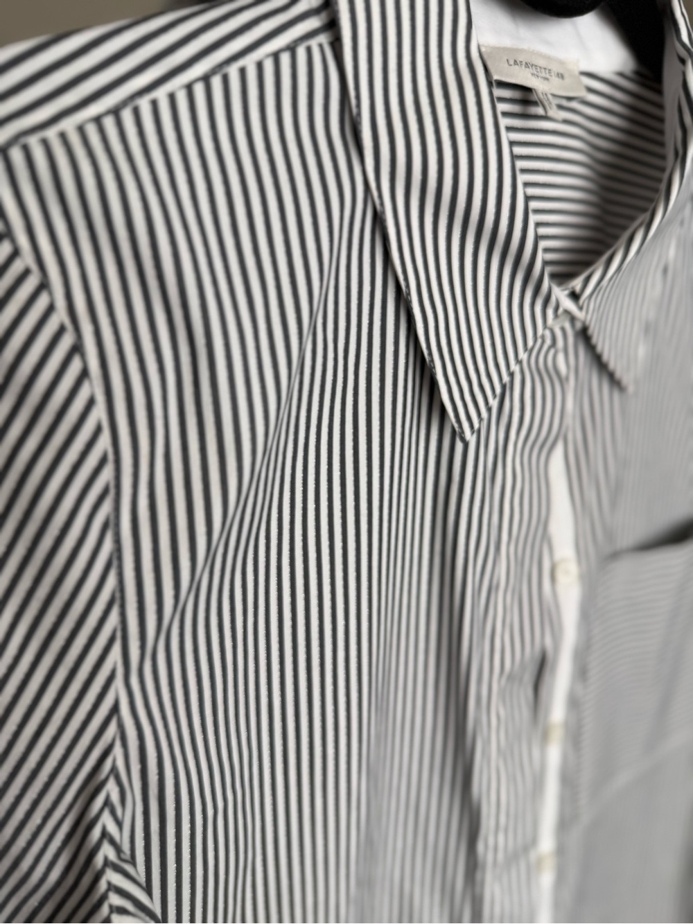 Lafayette 148 New York Oversize Button-Down Shirt - Picture 4 of 7